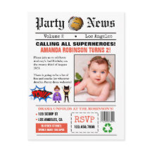 Foto de fiesta de cumpleaños de superhéroes de per