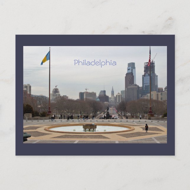Postal Foto de Filadelfia (Anverso)