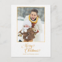 Foto de Gold Radiance Merry Christmas Script