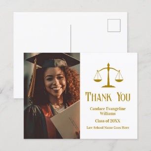 Postal Foto de graduación de la Facultad de Derecho de mo