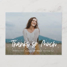 Postal Foto de graduación de Outlook positiva