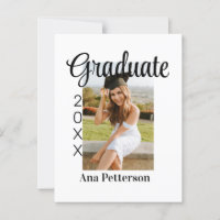 foto de graduado clásico moderno añadir año nombre