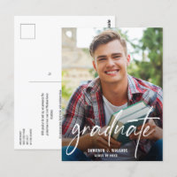 Foto de graduado de guión de manual moderno