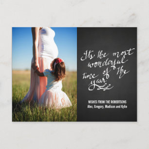 Postal Foto De Guión Del Día Maravilloso De Chalkboard