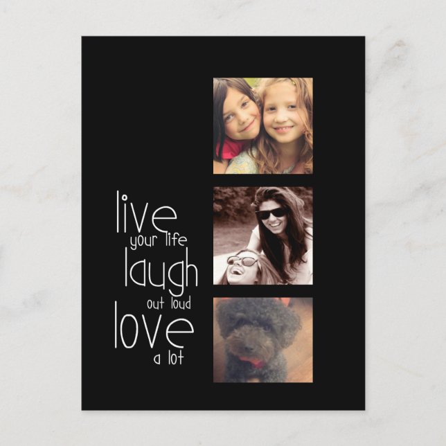 Postal foto de instagram inspiradora (Anverso)