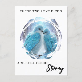 Postal *~* FOTO de invierno Ama a los pájaros AP54 Aniver