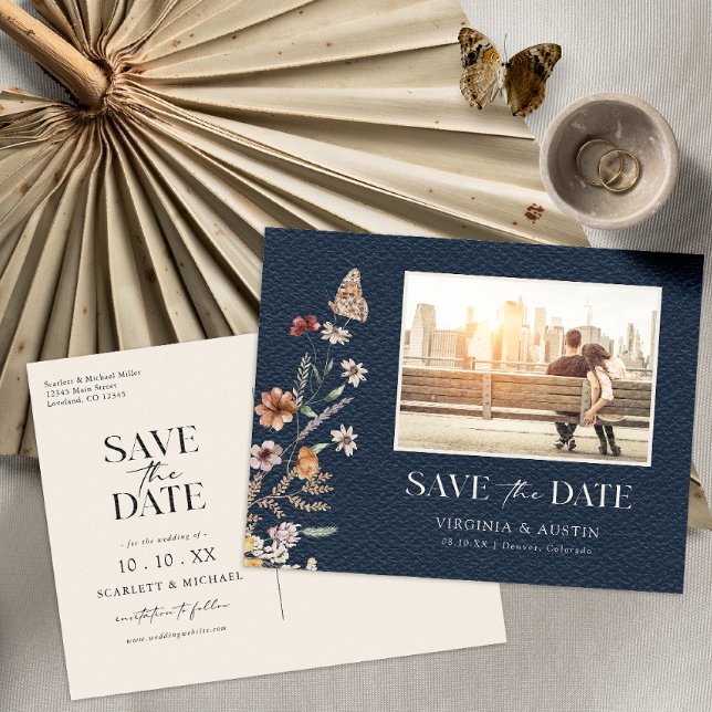 Postal Foto De La Armada Save The Date Postcard (Subido por el creador)