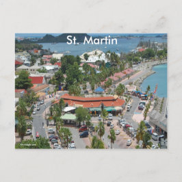 Postal Foto de la bahía de St. Martin y Marigot