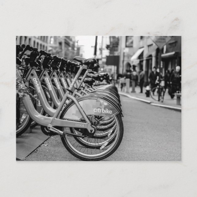 Postal Foto de la calle de Nueva York (Anverso)