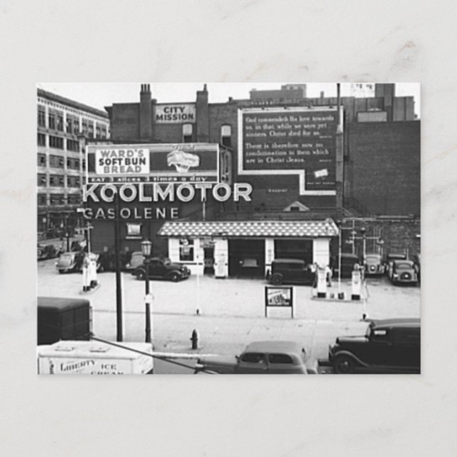 Postal Foto de la cosecha de Cleveland Ohio (Anverso)