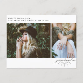 Postal Foto de la fiesta de graduación de guión artístico