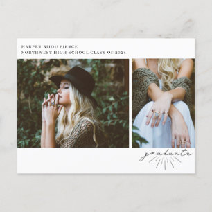 Postal Foto de la fiesta de graduación de guión artístico