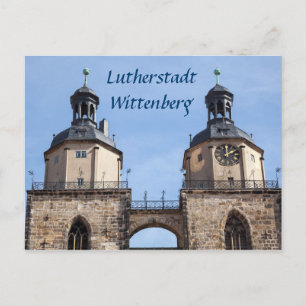 Postal Foto de la iglesia de San Mariens de Lutherstadt W