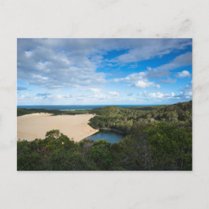 Postal Foto de la isla Fraser del lago Wabby en Australia