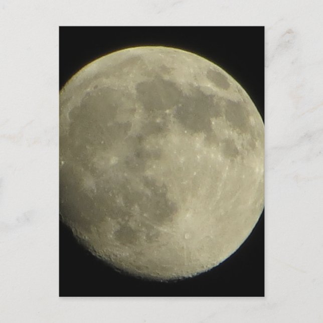 Postal Foto De La Luna #2 (Anverso)