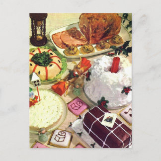 Postal Foto de la mesa de navidades