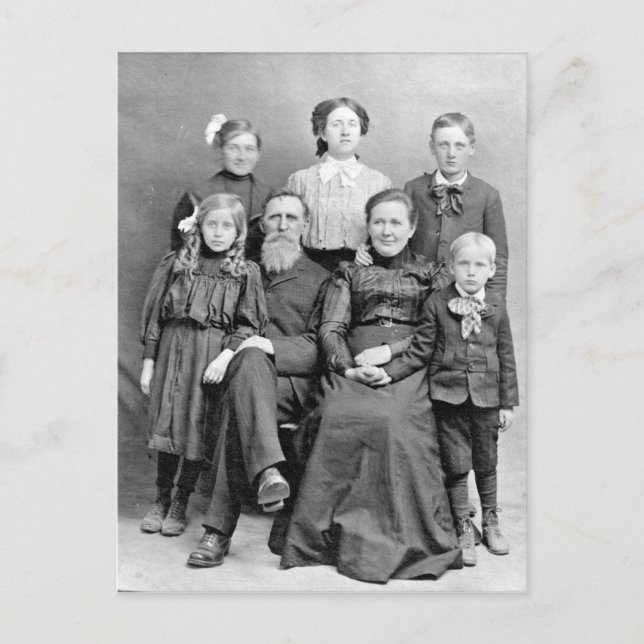 Postal Foto de la muerte en la era de Victoria (Anverso)