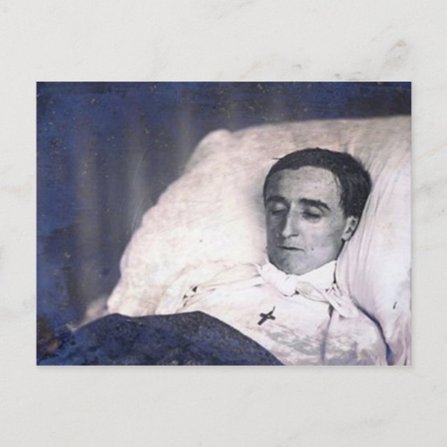 Postal Foto de la muerte en la era de Victoria (Anverso)