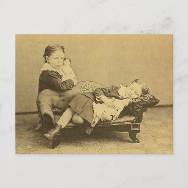 Postal Foto de la muerte en la era de Victoria (Anverso)