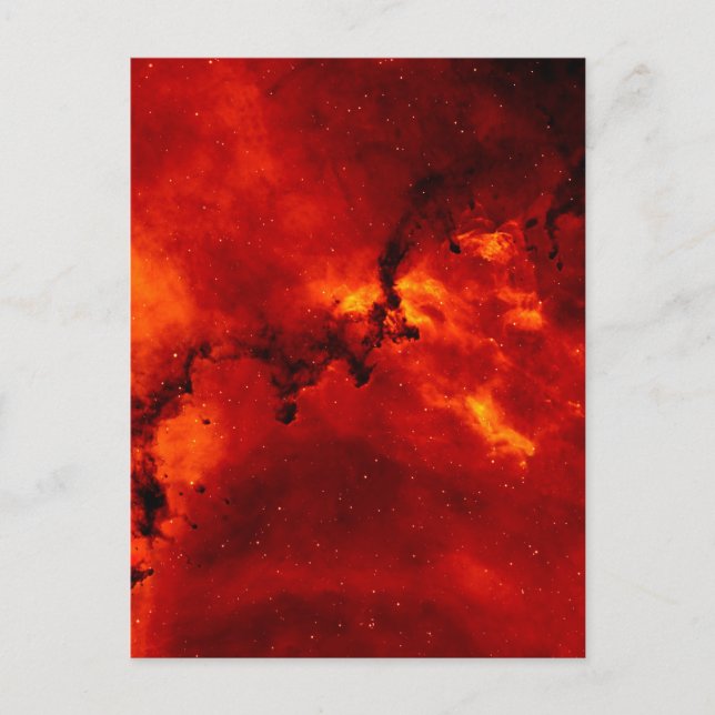 Postal Foto de la Nebulosa Roseta (Anverso)