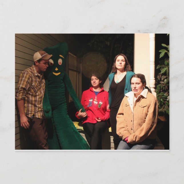 Postal foto de la peor familia del mundo (Anverso)