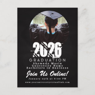 Postal Foto de la pizarra de graduación de 2026