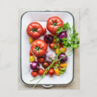 Foto de la plataforma de tomate y cebolla