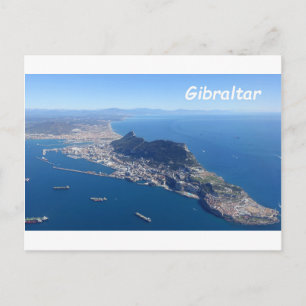 Postal Foto de la Roca de Gibraltar desde arriba