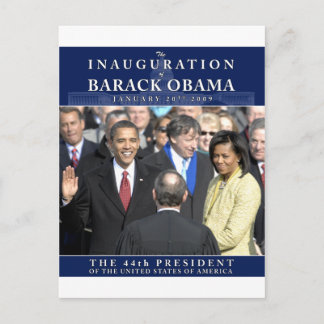 Postal Foto de la toma de mando de Obama