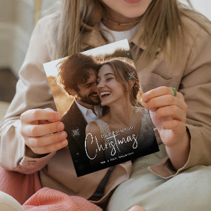 Postal Foto de los primeros Navidades casados