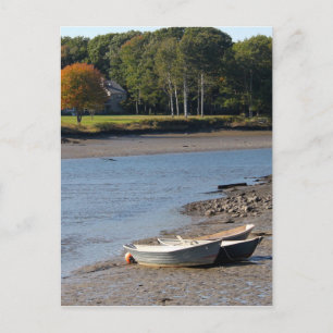 Postal Foto de Maine Rowboat Water