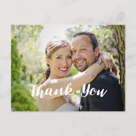 Postal Foto de moda Boda Gracias Horizontal