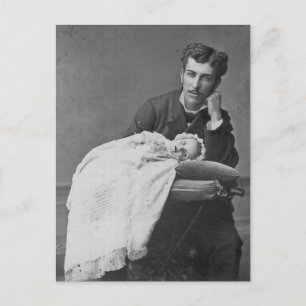 Postal Foto de muerte de la era victoriana