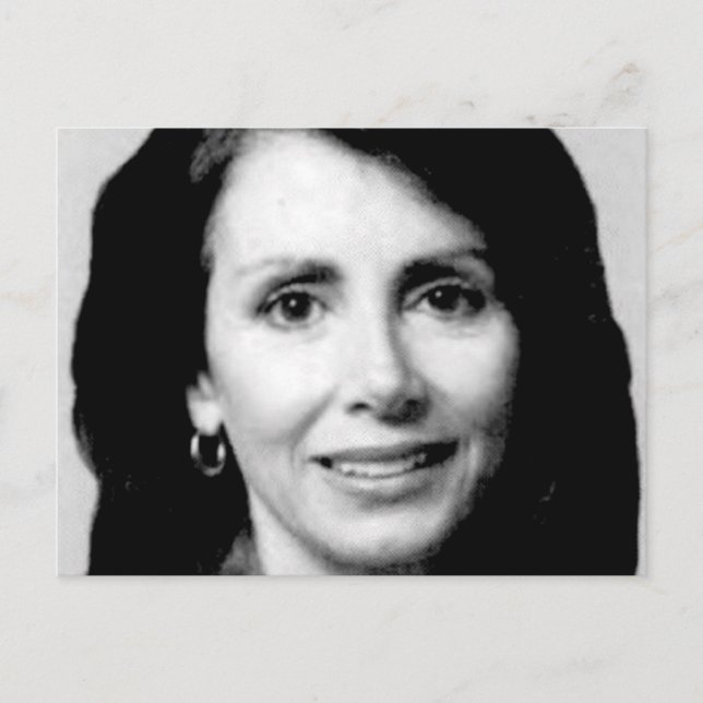 Postal Foto de Nancy Pelosi para el Congreso (Anverso)