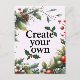 Postal Foto de Navidad "Crea la tuya" 