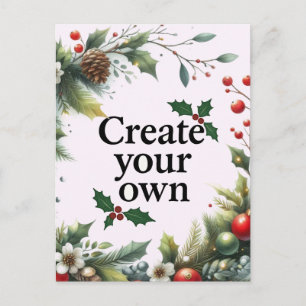 Postal Foto de Navidad "Crea la tuya"