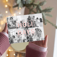 Foto de Navidad de cuatro familias | Fiesta rosa d