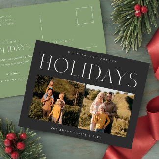 Postal Foto de Navidades elegantes | Hotel familiar moder