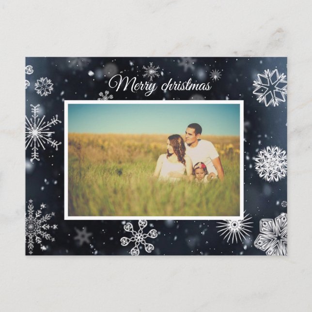Postal Foto de Navidades personalizados (Anverso)