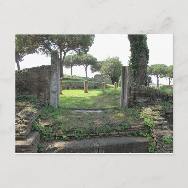 Postal Foto de Ostia Antica (Anverso)