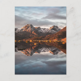 Postal Foto de paisaje de montañas de Noruega