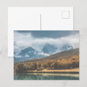 Postal Foto de paisajes otoñales de Noruega