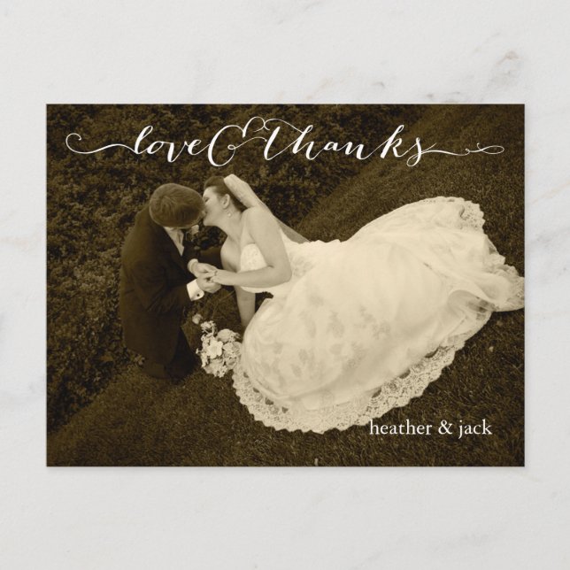 Postal Foto de PixDezines DIY gracias (Anverso)