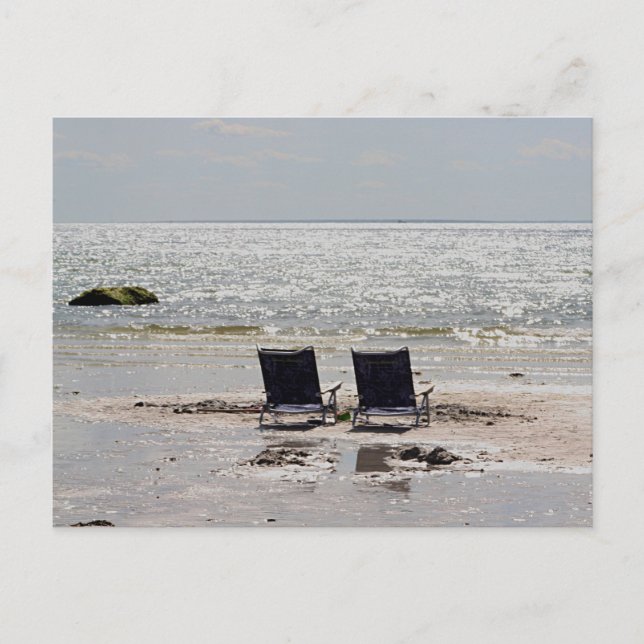 Postal Foto de playa (Anverso)