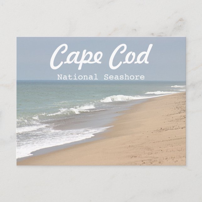 Postal Foto de playa (Anverso)