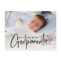 Foto de propuesta de padrinos modernos