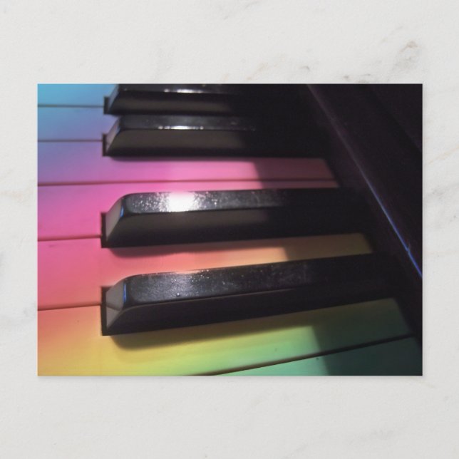 Postal Foto de Rainbow Keys (Anverso)