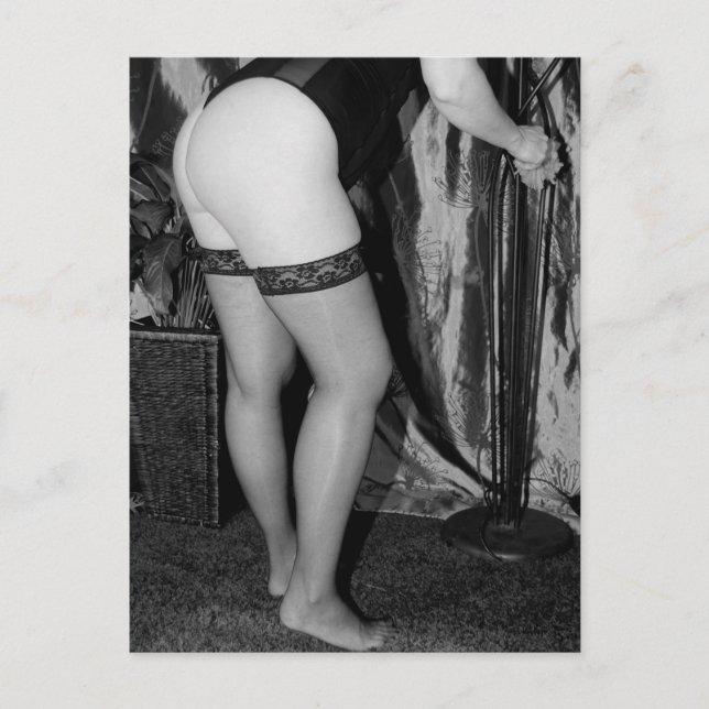 Postal Foto de redes de pescado sexys (Anverso)