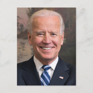 Postal Foto de retrato de Joe Biden