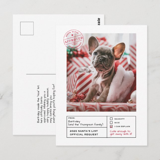 Postal Foto de Santa Acreditada de mala calidad o de buen (Anverso / Reverso)